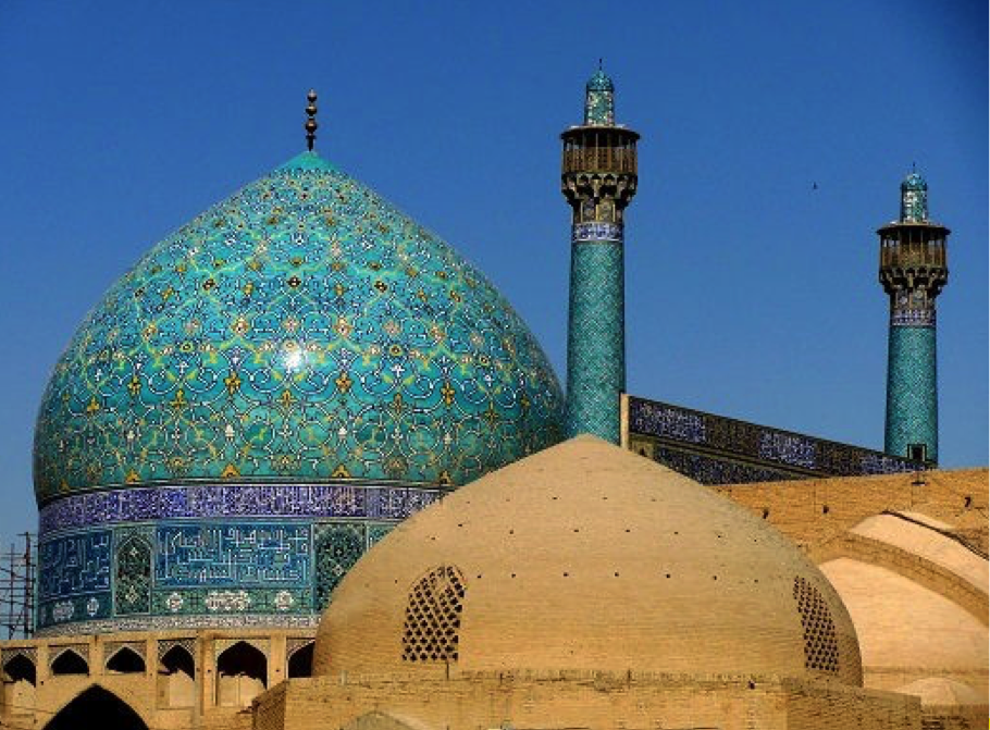 Figure15 Dome in different perspectives and view points, Shah Mosque, Esfahan, Iran