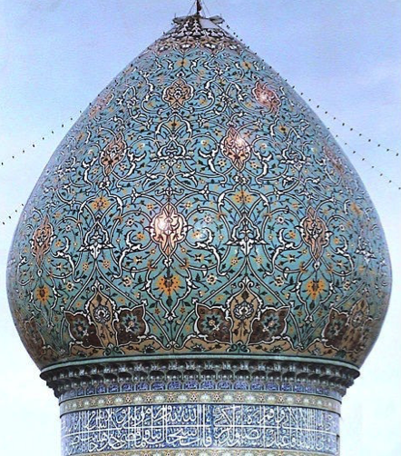 Shahcheragh mosque Dome, Shiraz, Iran